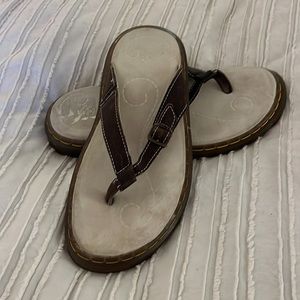 Dr. Marten Erica Buckle Thong Sandal